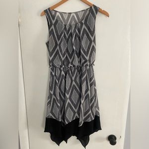 AB studio black and white design dress